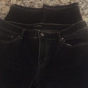 Fun Black Jeans with zippers on the legs!